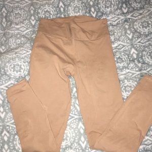 Tan leggings